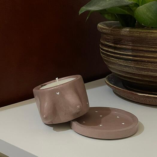 Свеча с ароматом «домашний какао» ·K7·