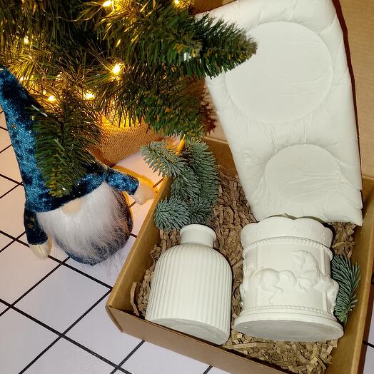 Набор на подставке "подушка"