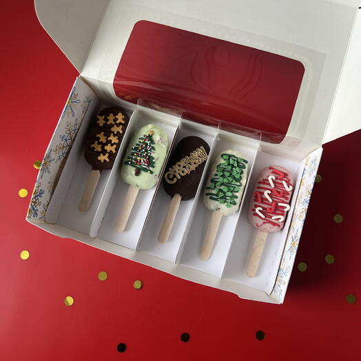 Кейкпопсы эскимо на Новый год