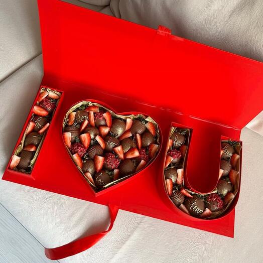 Клубника в шоколаде I ♥️ U