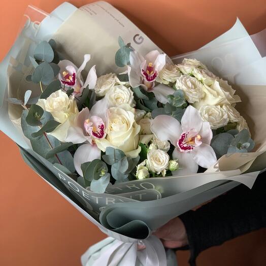 Bouquet with orchid