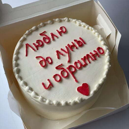 Бенто торт для любимой/любимого