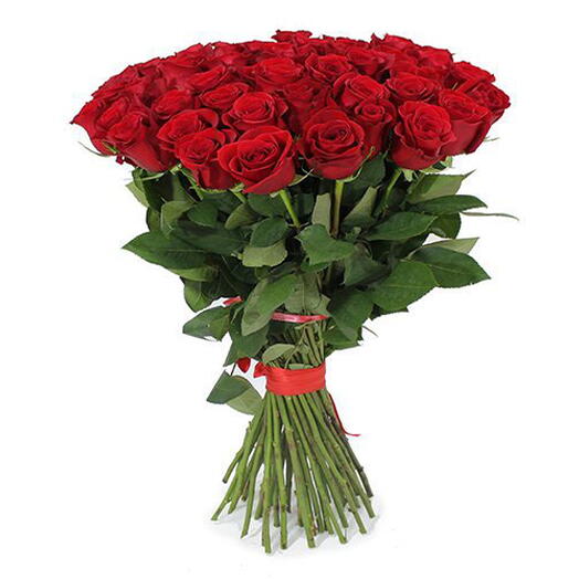 20 Hand-Tied Red Roses Bouquet