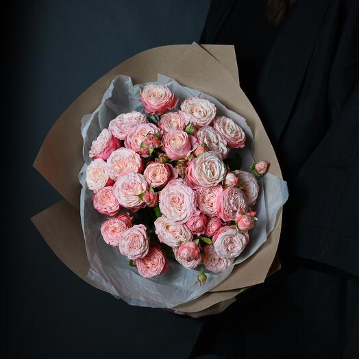 Air monobucket made of bush peony rose