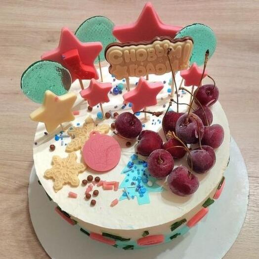 Торт-мороженое " С Новым годом "