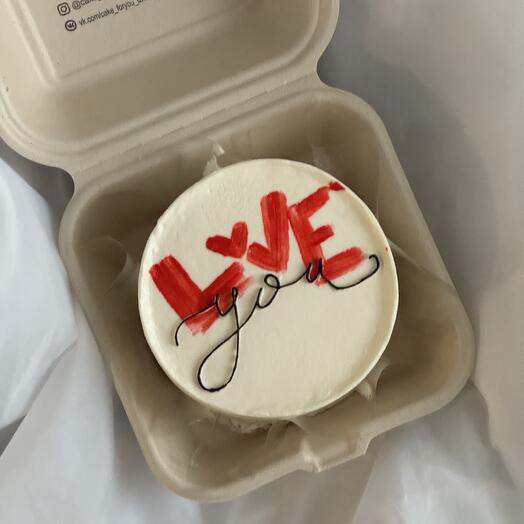 Бенто-торт «luv u»