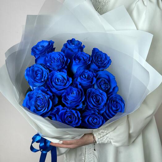 Букет Синих Роз 15 шт