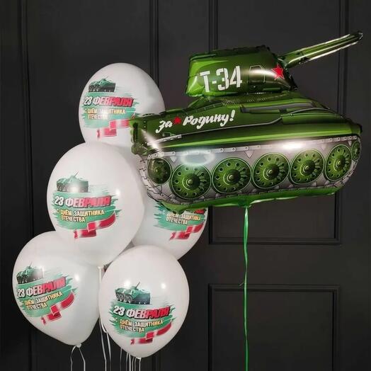 Набор шаров на 23 февраля 2