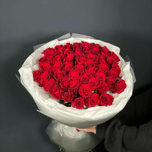 Букет из 51 эквадорской розы