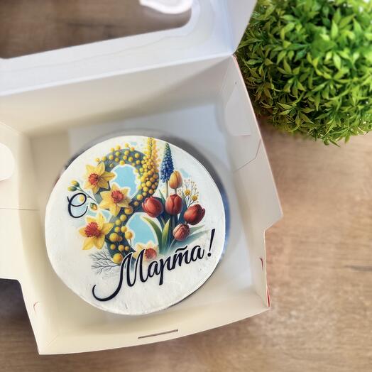 Бенто торт 8 марта , для мамы, для бабушки, для подруги , для дочки, для сестры