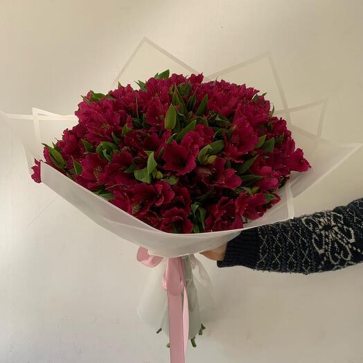 Buquê de Alstroemeria Rosa escuro