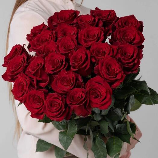 Bouquet of 25 roses Esplorer 70 cm