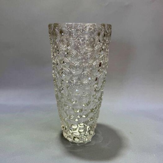 Ваза стеклянная прозрачная