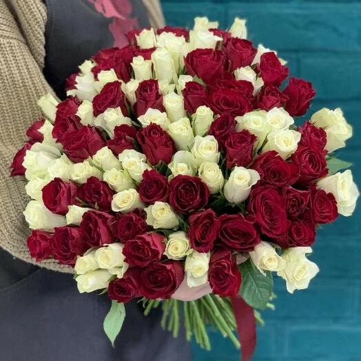 Букет микс Кенийских роз