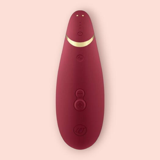 Womanizer Premium 2, бесконтактный стимулятор клитора, красный