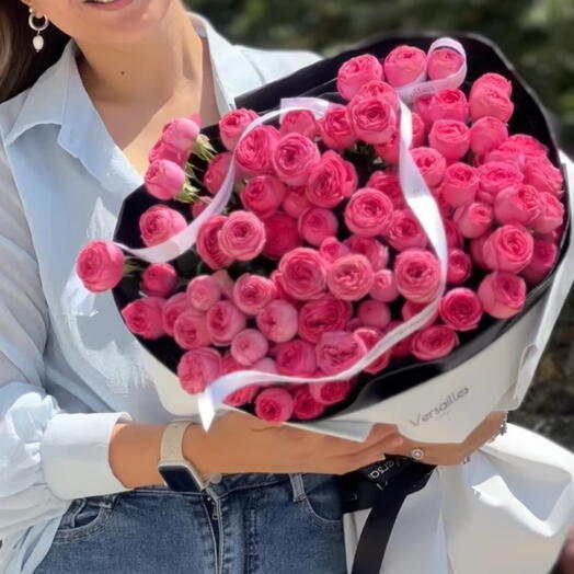 Кустовая роза размер L