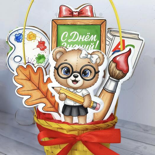 Корзина с имбирными пряниками 2