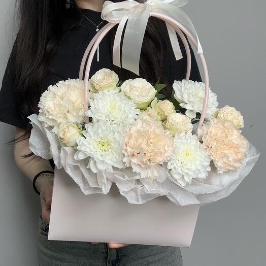 Диантус, кустовая роза в коробке 😍