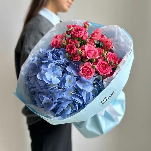 Букет "Пышный евро"