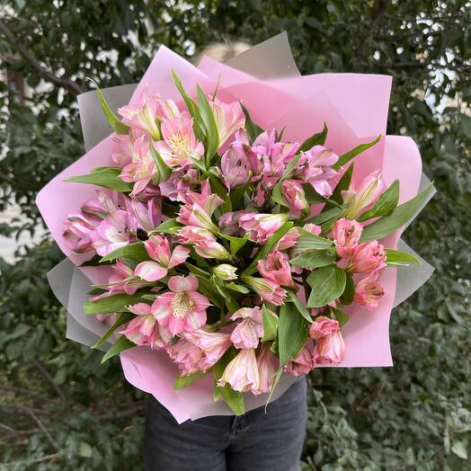 Букет «Розовый сад» Альстромерий 💗