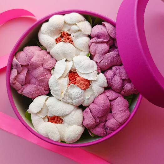 Букет зефирных цветов