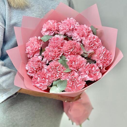 Розовые диантусы