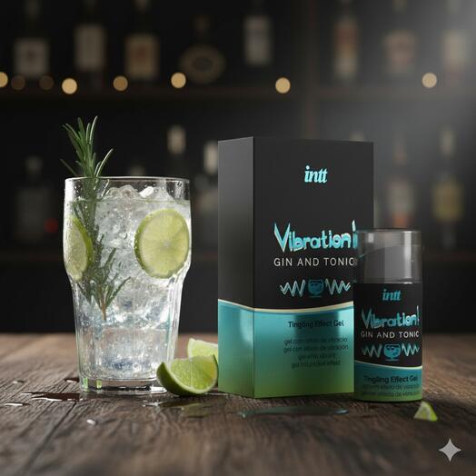 Увлажняющий гель Жидкий вибратор Gin   Tonic, 15 мл