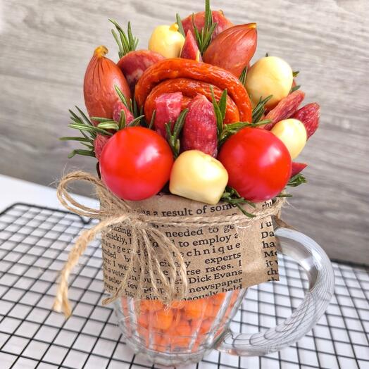 Букет в бокале "Ностальгия"