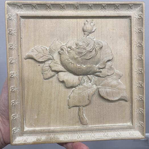 Декоративное панно из дерева «Цветок»