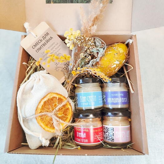 Подарочный набор "Выздоравливай" для коллеги на Новый год