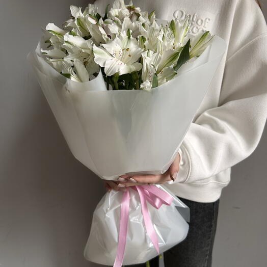 Букет из альстромерий «Хорошее настроение »