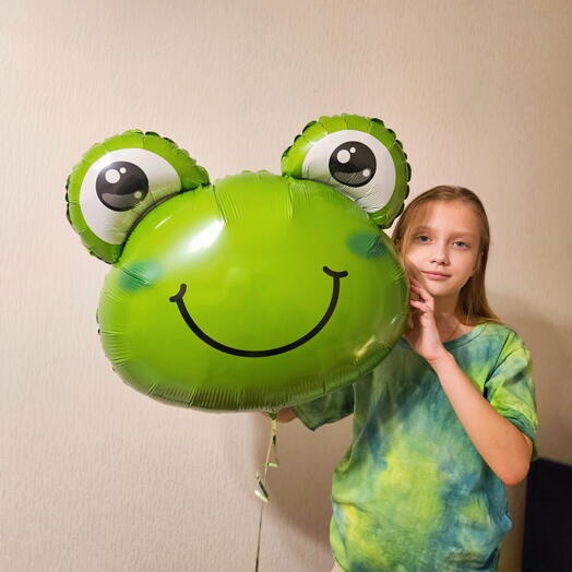 Воздушный шар фигура лягушка, лягушонок-1шар