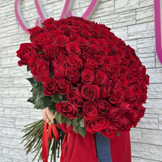 101 красная Роза 🌹
