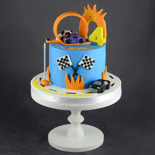 Hot Wheels Race Car Cake – Custom Handmade