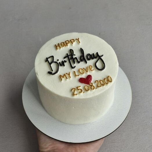 Бенто торт 5 "HB my love"