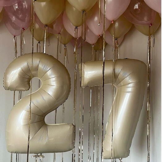 Шары на 27 лет