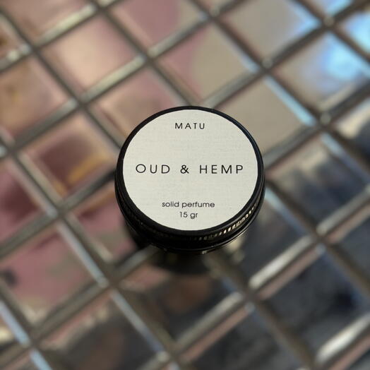 Твердые духи MATU Oud hemp