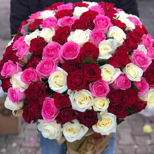 Микс для Неё (101роза)
