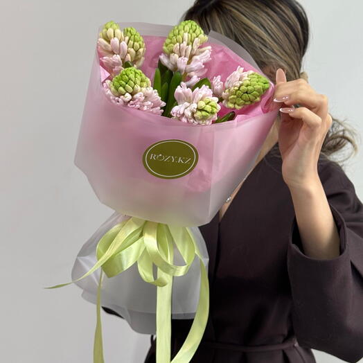 Монобукет Hyacinth pink (5)