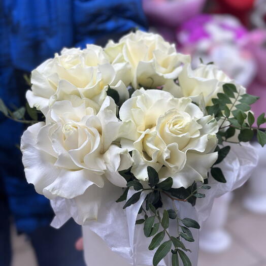 Французкая роза в коробке
