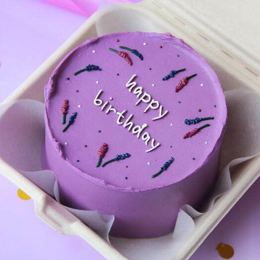 Бенто торт Happy Birthday яркий на день рождения