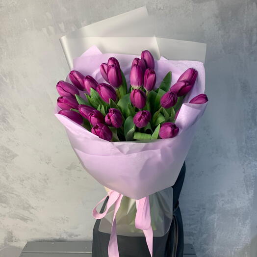 Букет 383 "Загадка ночи и роскоши"