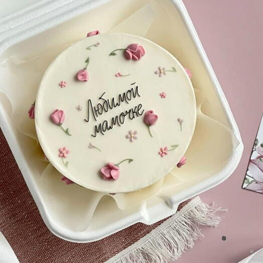 Бенто для мамы  с цветами на 8 марта