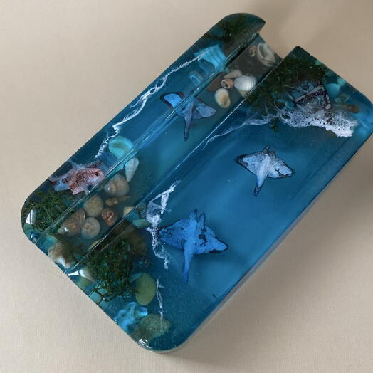 Подставка для телефона Коралловый риф, прямоугольная