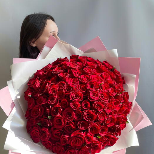 101 роза 40см ️