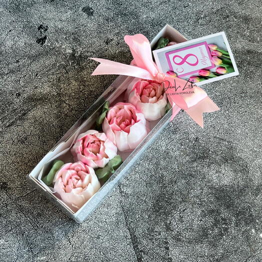 Зефирные тюльпаны 🌷 на 8 марта