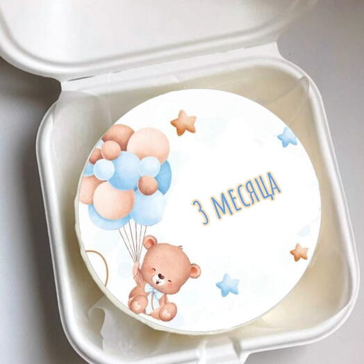 Бенто торт детский на 3 месяца