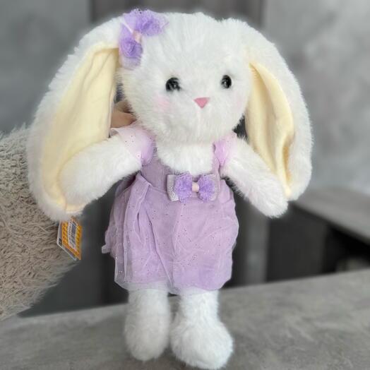 Игрушка зайка в платье 💜