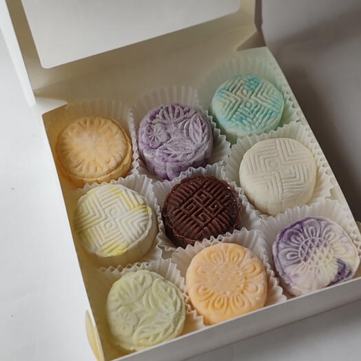Мегамикс 9 вкусов Мункейки (Mooncake) пирожные