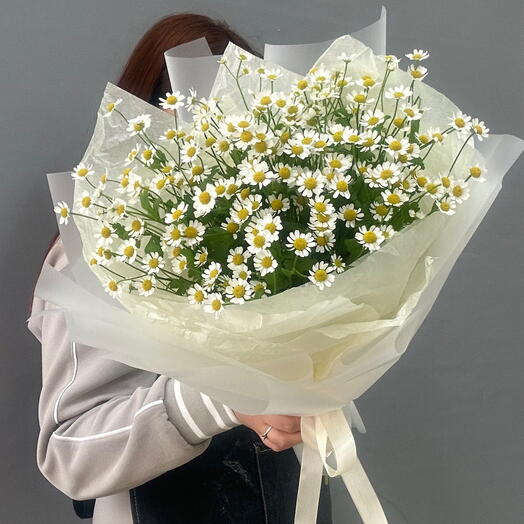 Моно букет из Матрикария 🌸